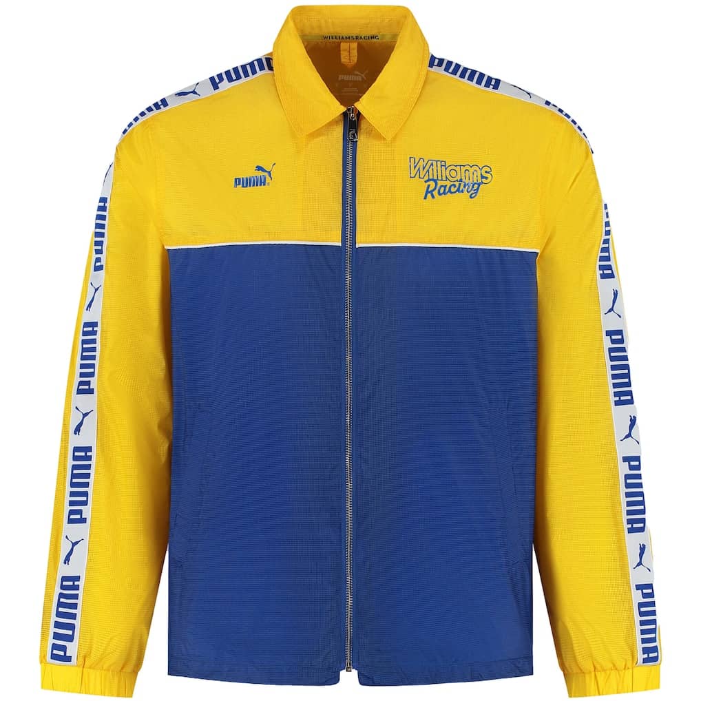 Williams Racing Puma Pitlane Taped Jacket - Blue / Yellow