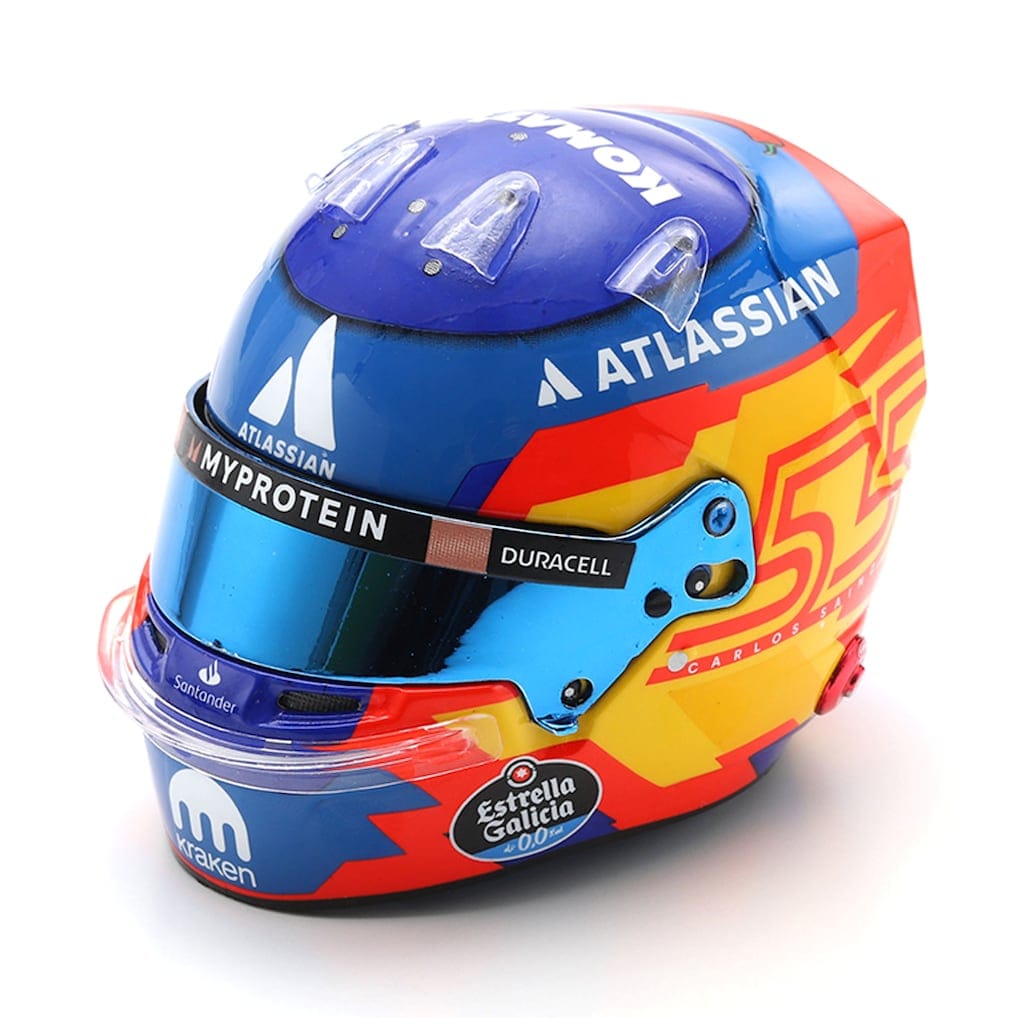 Williams Racing Carlos Sainz 2025 1:5 Model Helmet