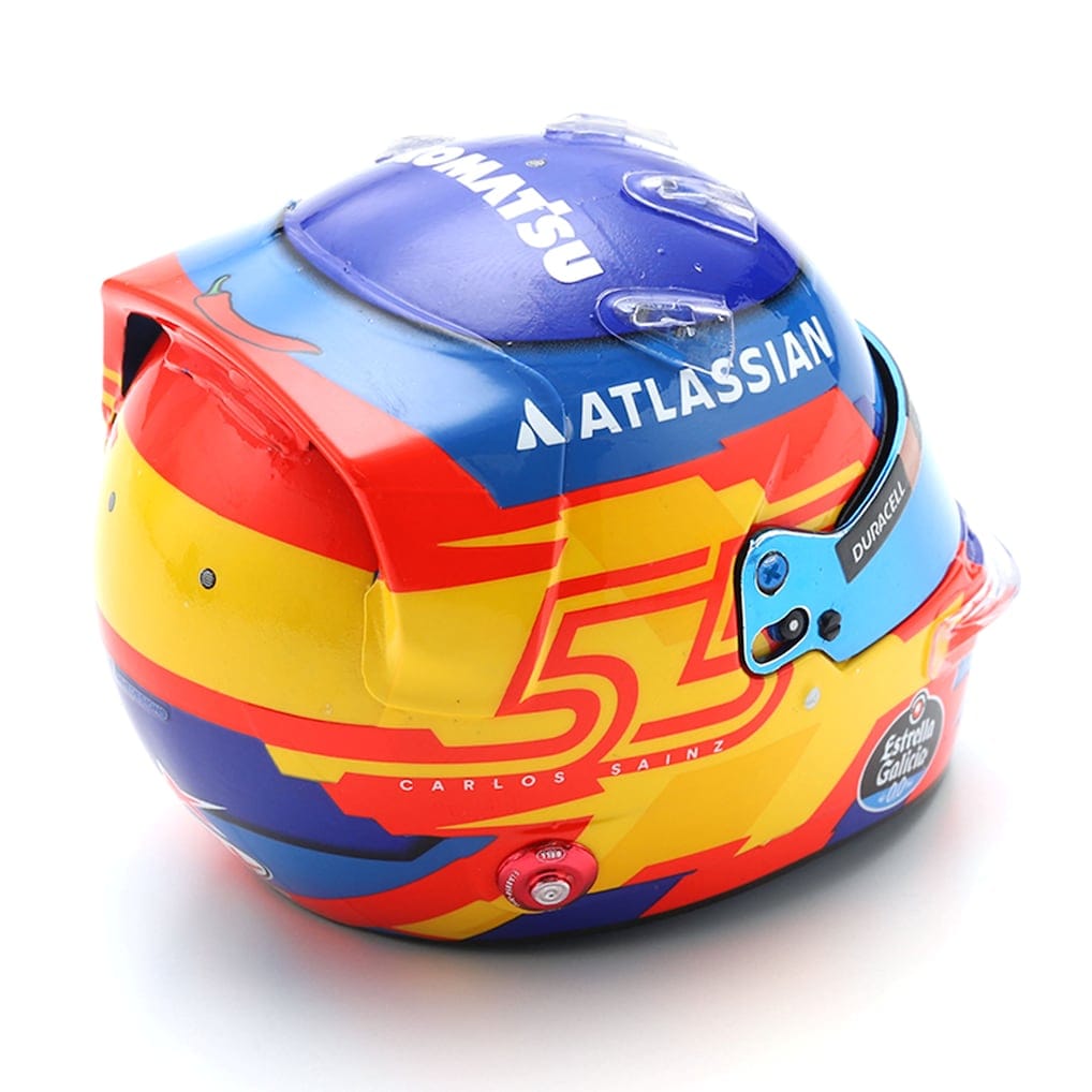 Williams Racing Carlos Sainz 2025 1:5 Model Helmet
