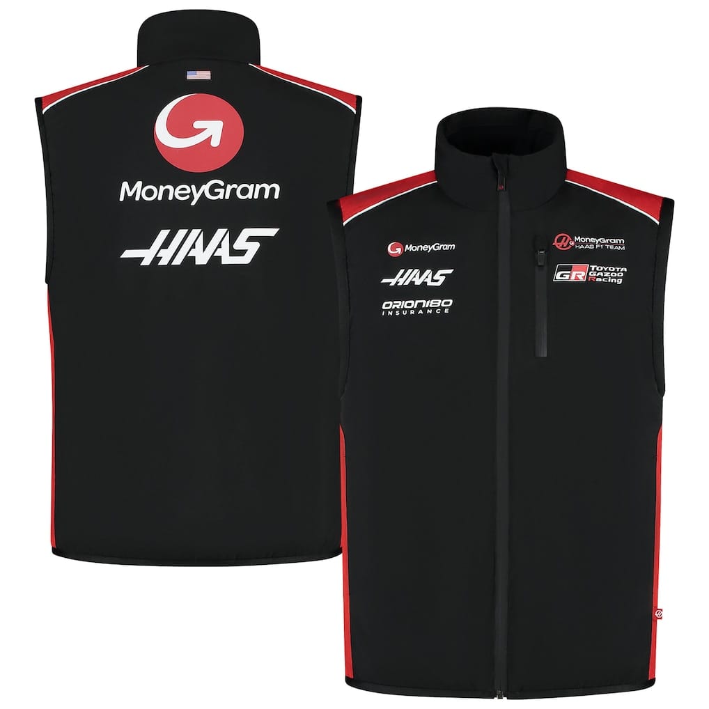 Haas F1 Moneygram 2025 Team Lightweight Gilet