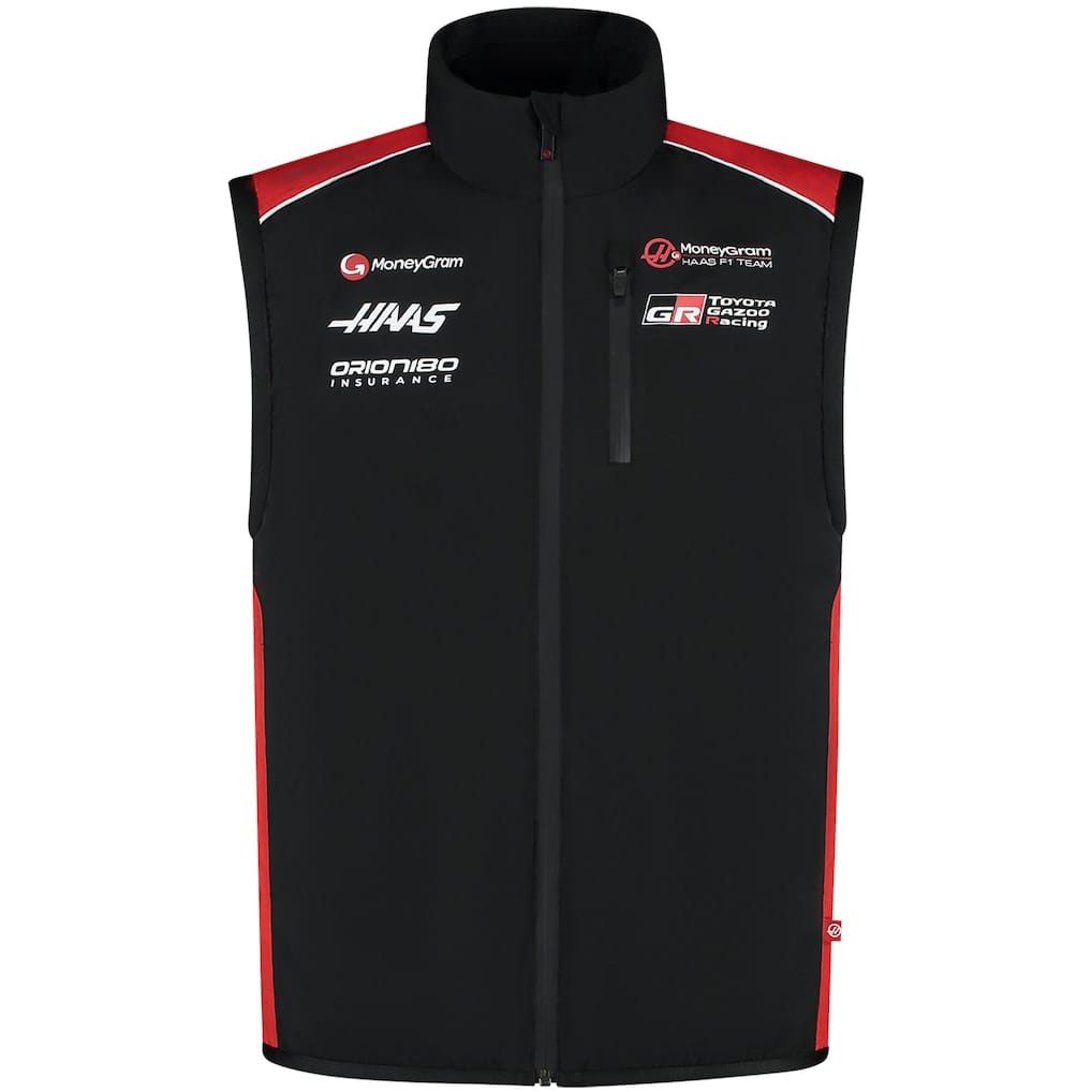 Haas F1 Moneygram 2025 Team Lightweight Gilet