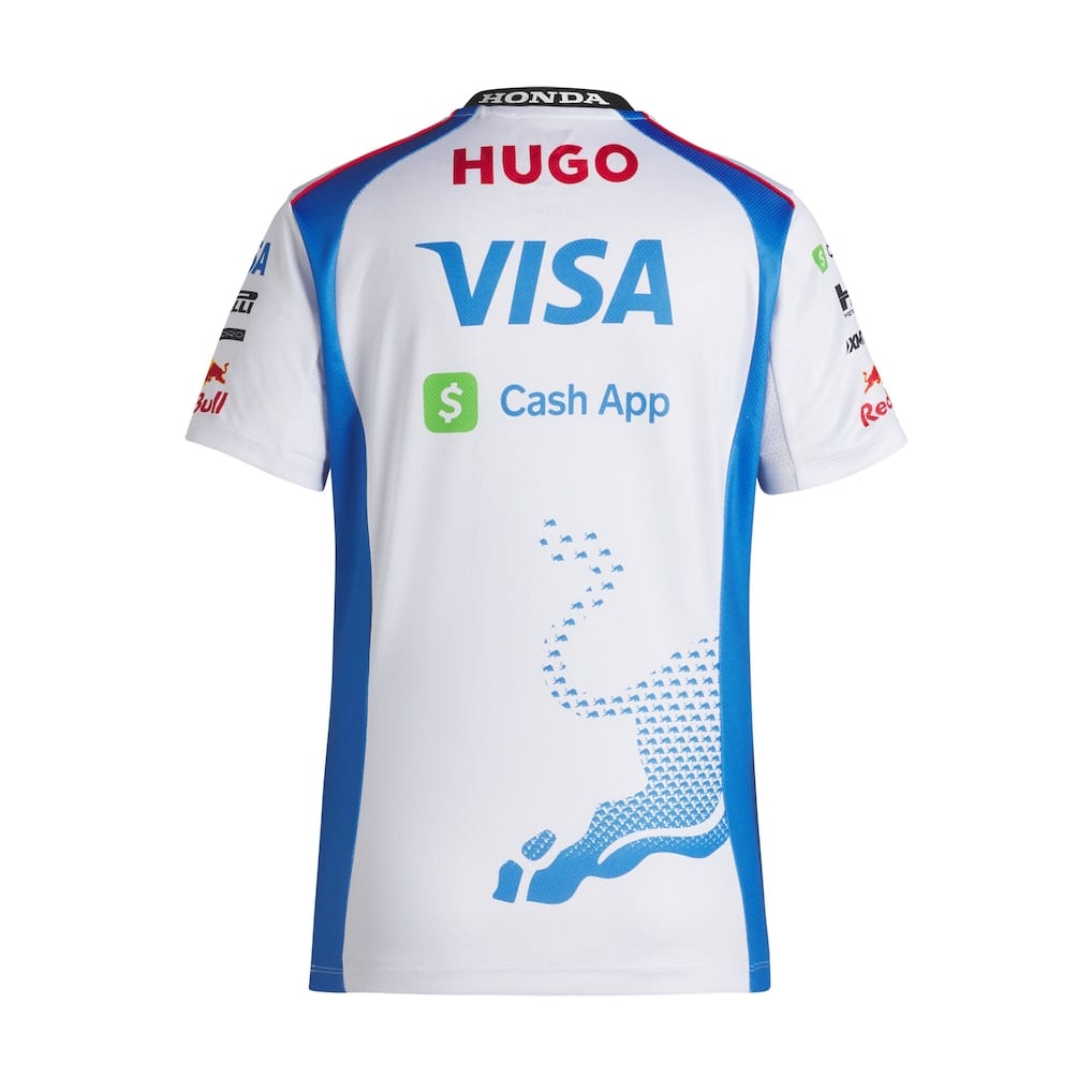 VCARB Hugo 2025 Team T-Shirt - White - Womens