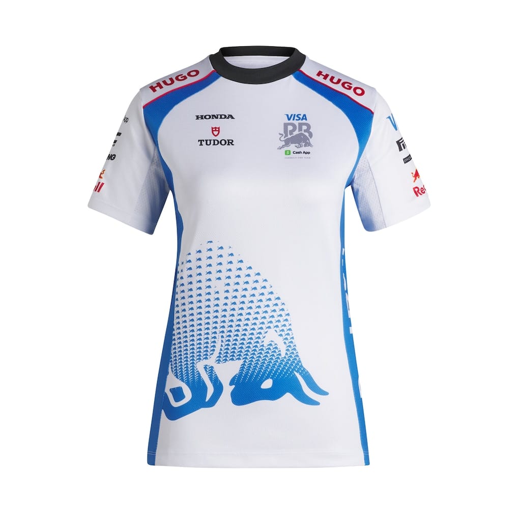 VCARB Hugo 2025 Team T-Shirt - White - Womens